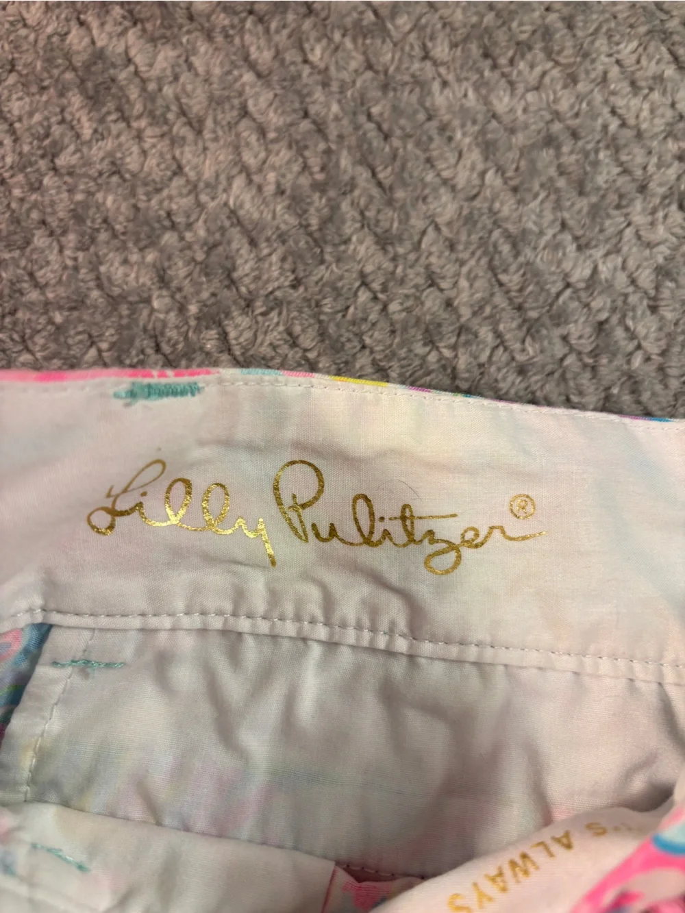 Women’s Lilly Pulitzer The Chipper Tropical Pink Sands Shorts Size 6
